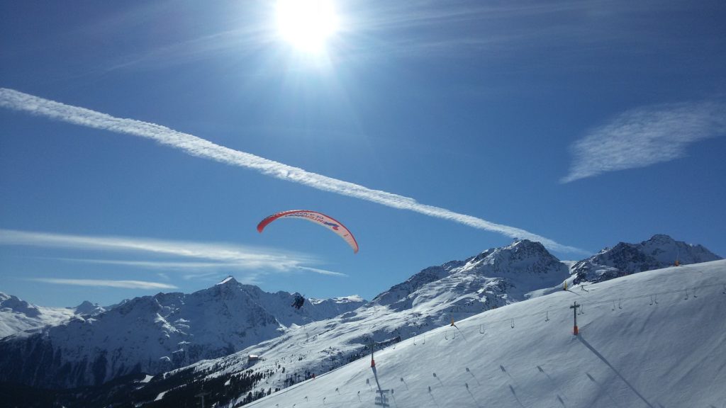 parapente-neige