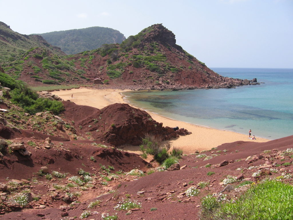 Plages-nudistes-minorque-Cala-Pilar