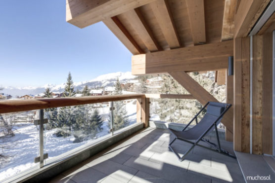 La belle vue depuis l'un de nos appartements à Crans-Montana – REF. 235410