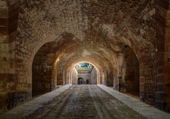 Fort du Cognelot : galerie de l'entrée principale.