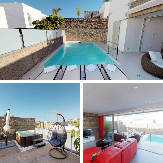 Location de vacances avec piscine Tenerife