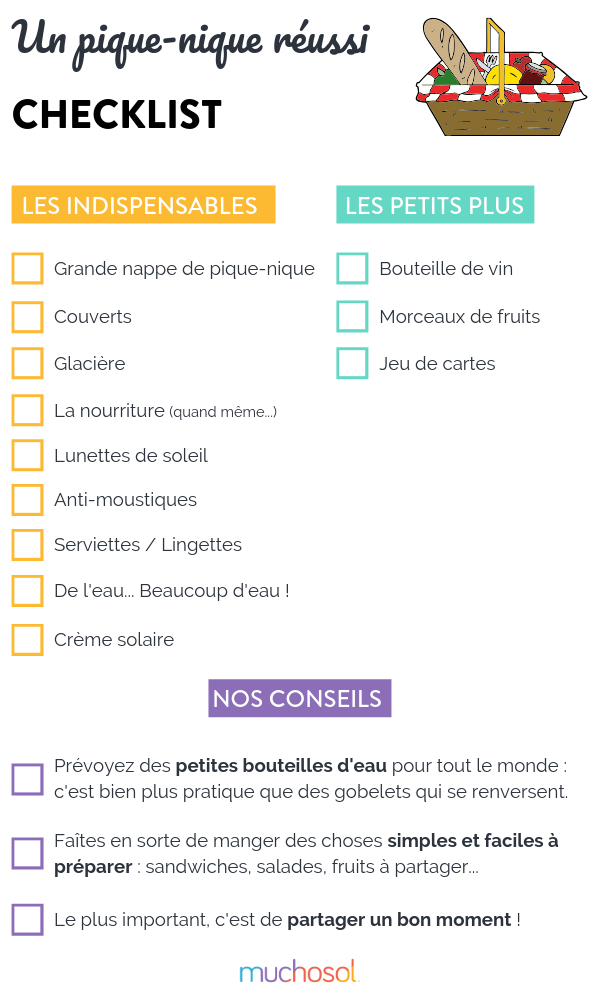 Pique-nique checklist